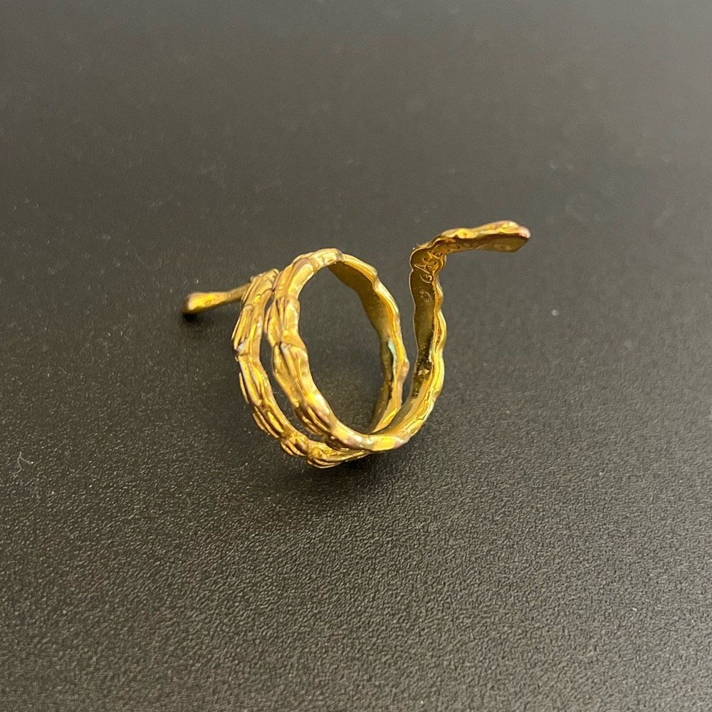 LIKE NEW Gas Bijoux Liane Bague Snake Ring - Picture 3 of 7